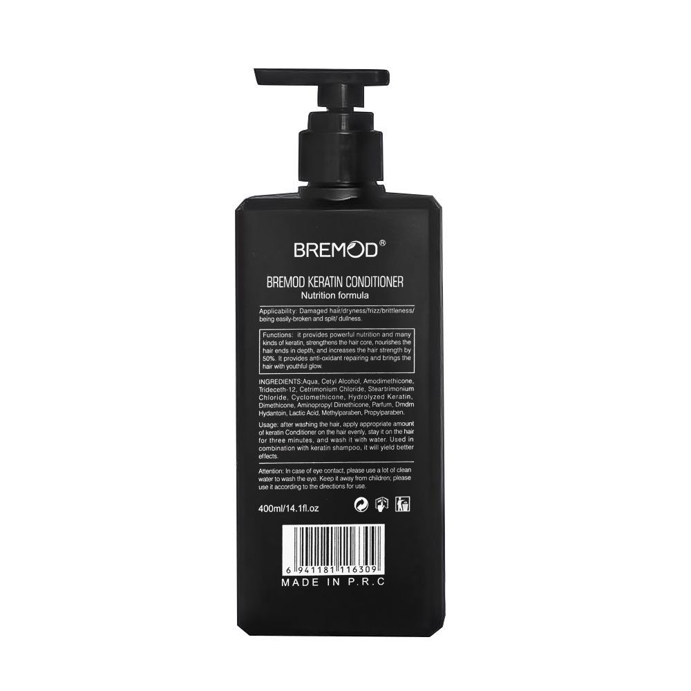 Bremod Keratin Plant Extract Conditioner | 400ml | Strengthening & Nourishing