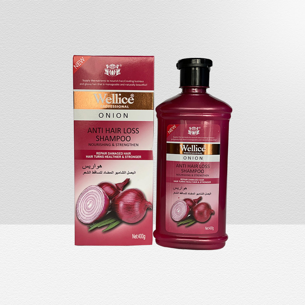 Wellice Onion Anti Hair Loss Shampoo – Strengthen & Nourish for Reduced Hair Fall