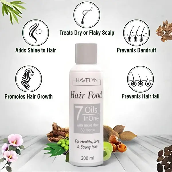 "7-in-1 Hair Food Oil: Nourish, Strengthen & Revitalize Your Hair"