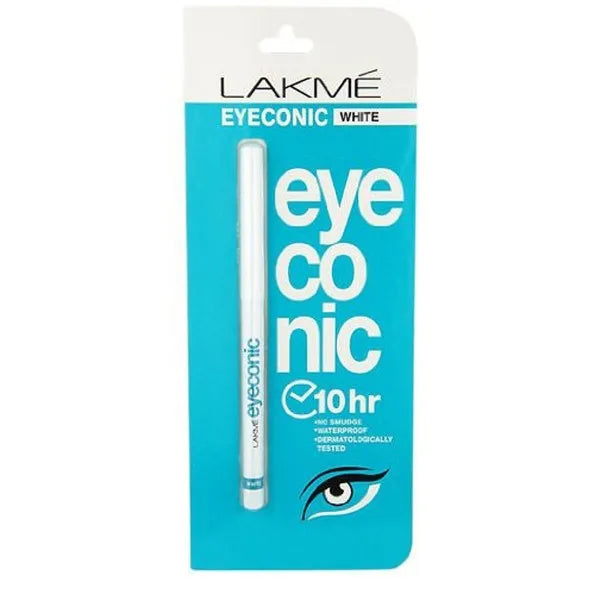 Lakmé Eyeconic White | 12 Pieces Box | High-Impact White Eyeliner