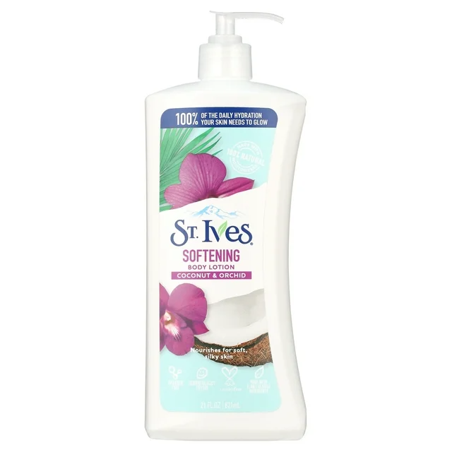 St. Ives Softening Body Lotion with Coconut & Orchid | 21 oz | 621 ml