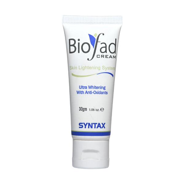 "Biofad Skin Lightening System Cream | 30g - Ultra Whitening with Antioxidants"