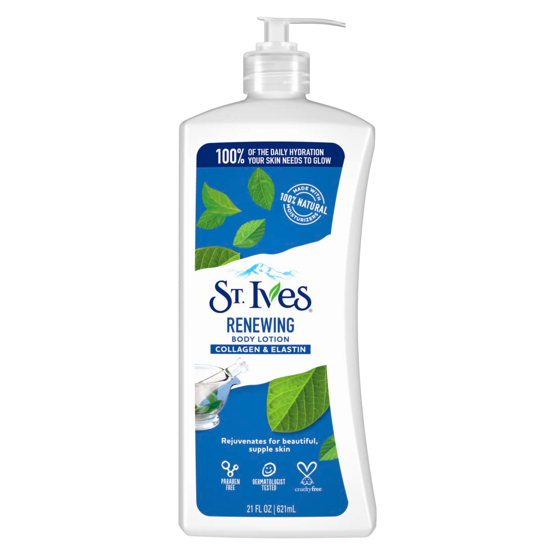 St. Ives Renewing Hand & Body Lotion with Collagen & Elastin | 21 fl. oz. | 621 ml