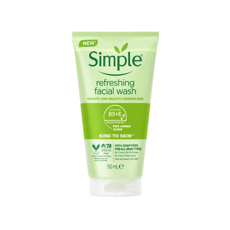 Simple Kind To Skin Refreshing Facial Wash Gel | 150ml