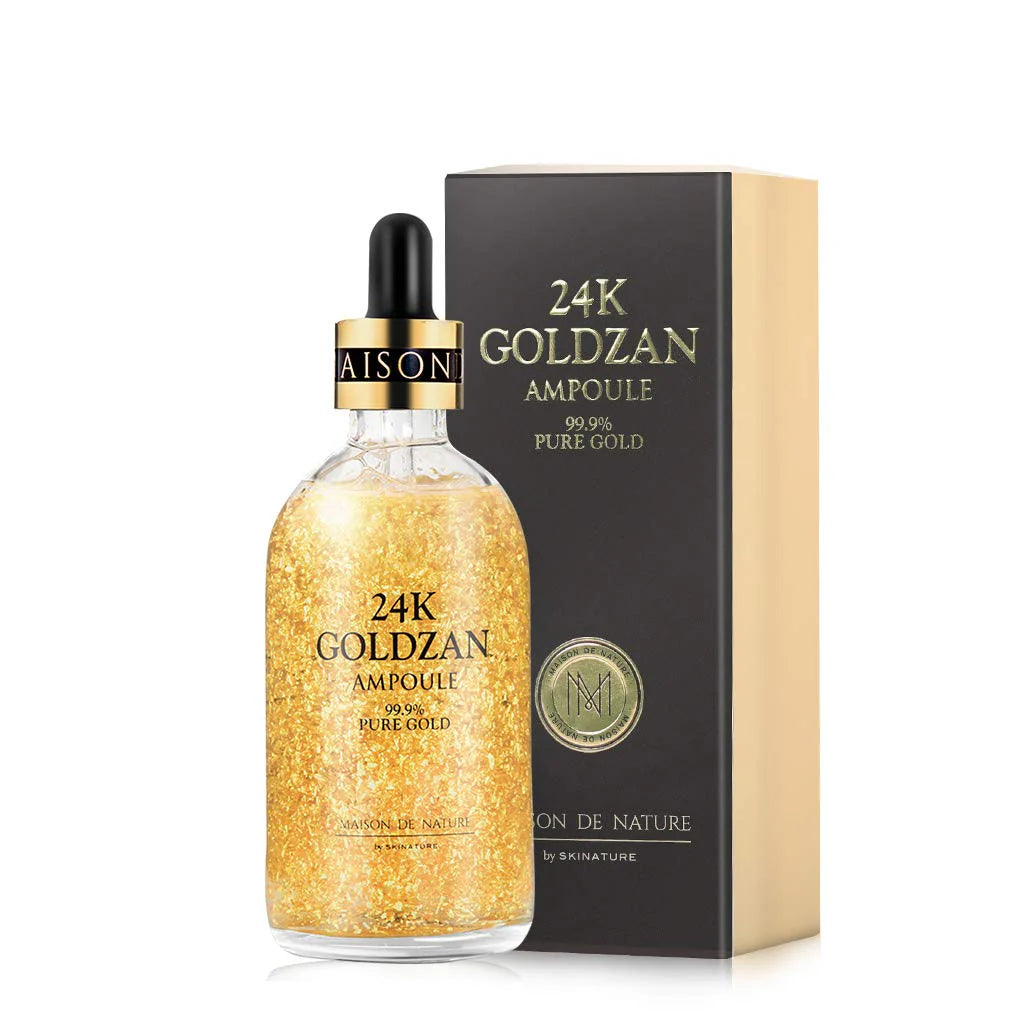 "24K Goldzan Ampoule Serum: Luxurious Radiance & Advanced Skin Revival"