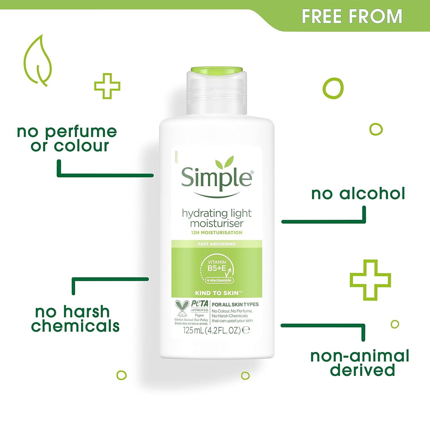 Simple Kind to Skin Hydrating Light Moisturiser | 125ml