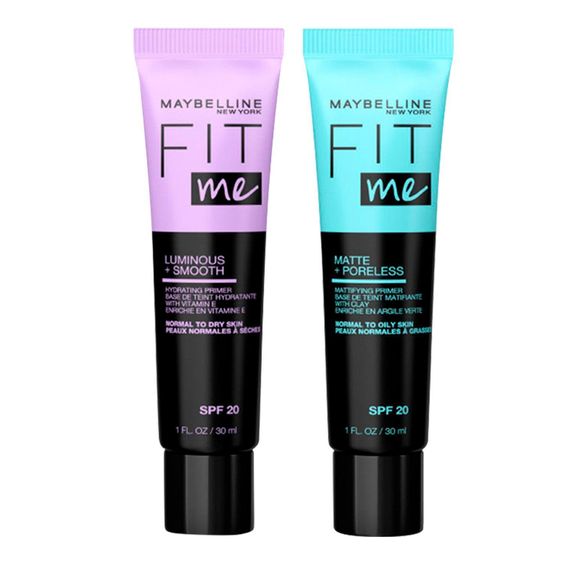 Fit Me Primer Duo: Luminous Radiance & Matte Perfection