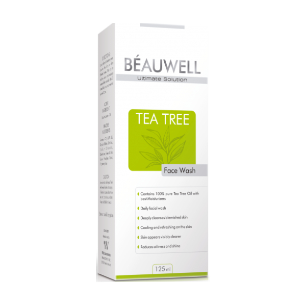 "BEAUWELL Tea Tree Face Wash | 120ml - Clear & Refresh Your Skin"