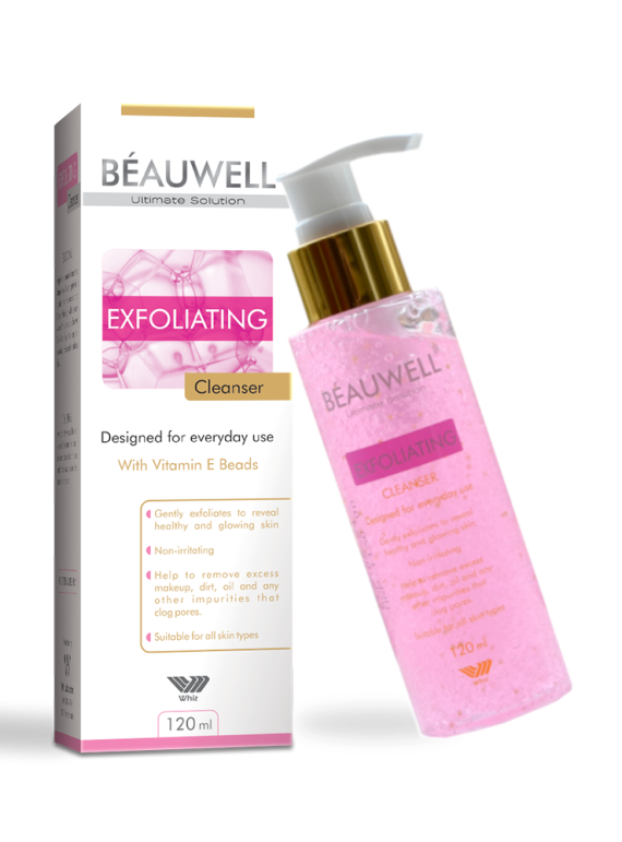 "BEAUWELL Exfoliating Facial Cleanser | 120ml - Deep Clean & Glow"