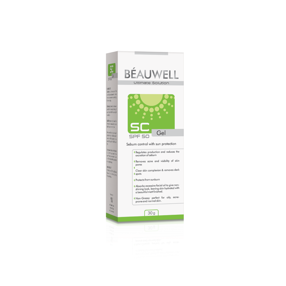 "BEAUWELL SC GEL SPF 50 | 30g - High Protection Sunscreen Gel"