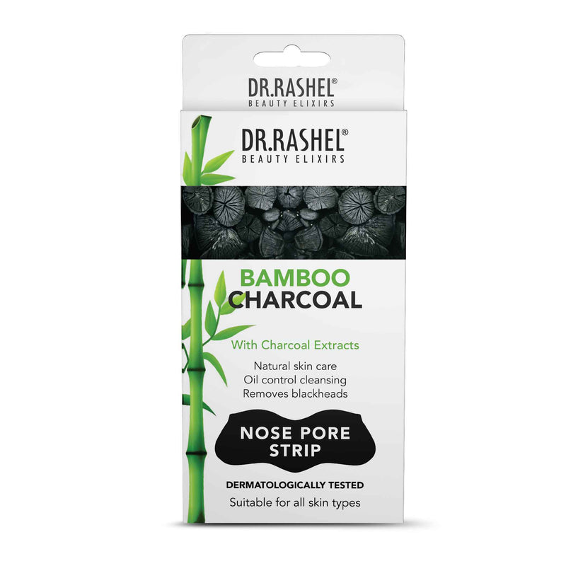 "Dr. Rashel Bamboo Charcoal Nose Pore Strips: Deep Cleansing & Blackhead Removal"