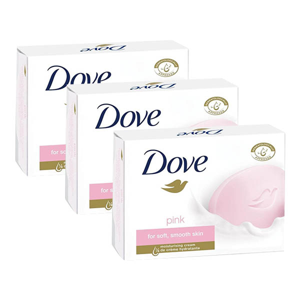 Dove Original Pink Beauty Bar Soap | 135g (3 PCs Pack) | Germany