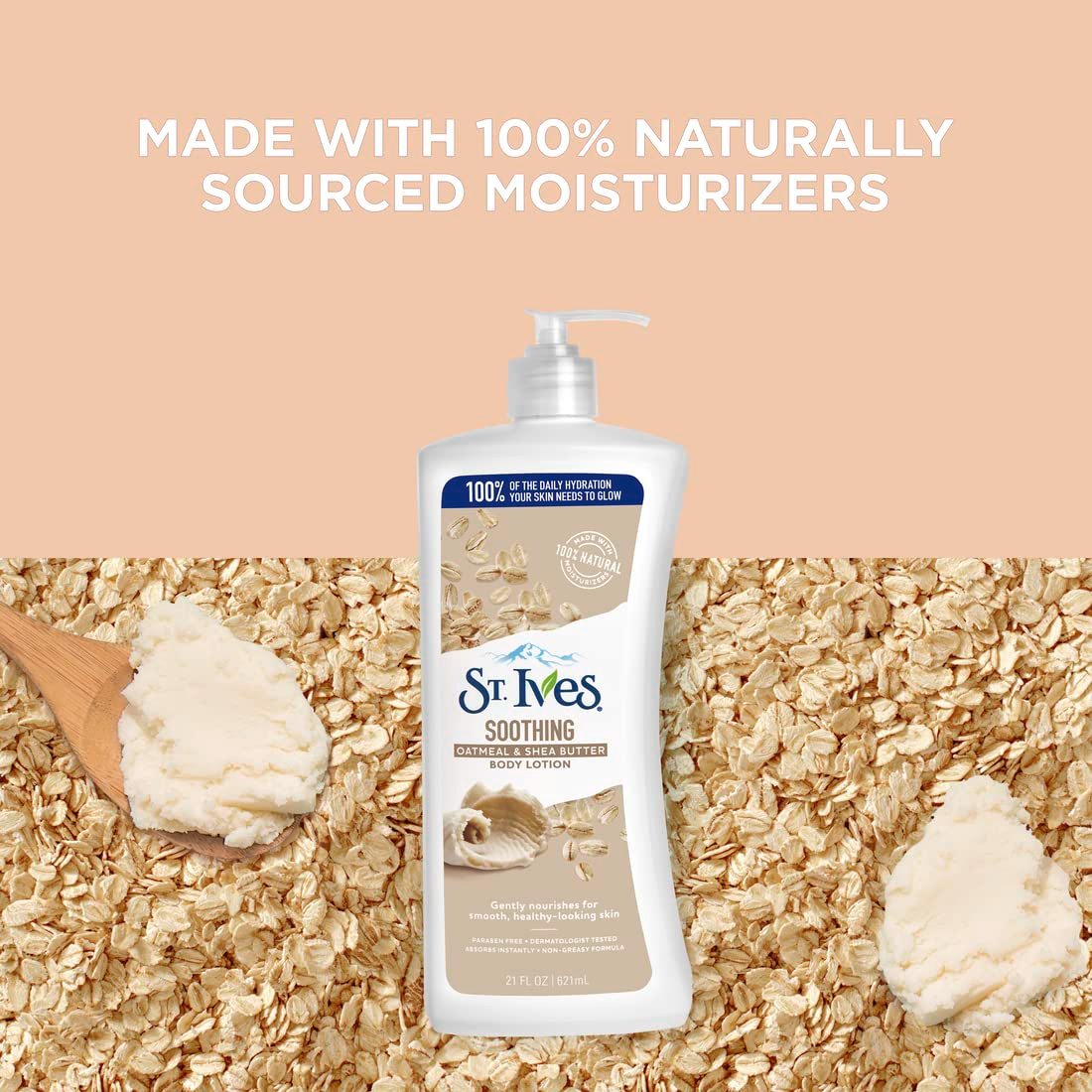 St. Ives Soothing Oatmeal & Shea Butter Body Lotion | 621 ml