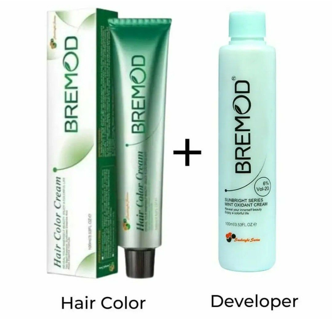 Bremod Hair Color Tube with Developer | All Shades Available