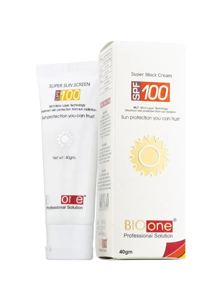 BIOONE SPF 100 Super Sunscreen Cream | 40g