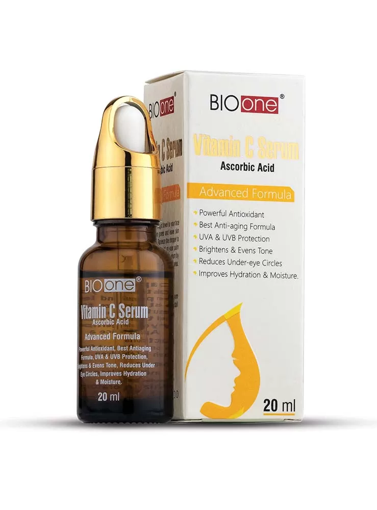 "BIO ONE Vitamin C Serum | 20ml - Youthful Glow & Even Skin Tone"