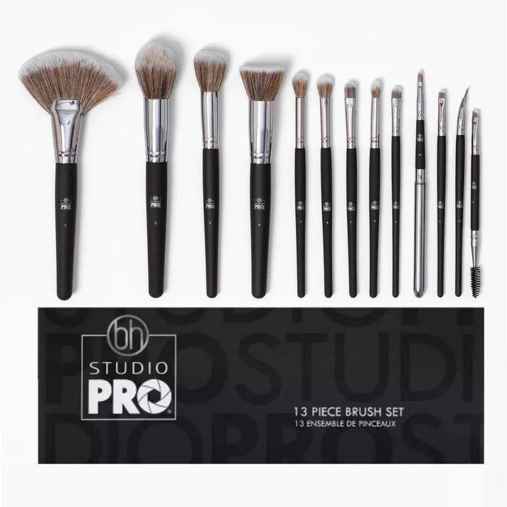 13 Pieces B.H Cosmetics Studio Pro Brush Set