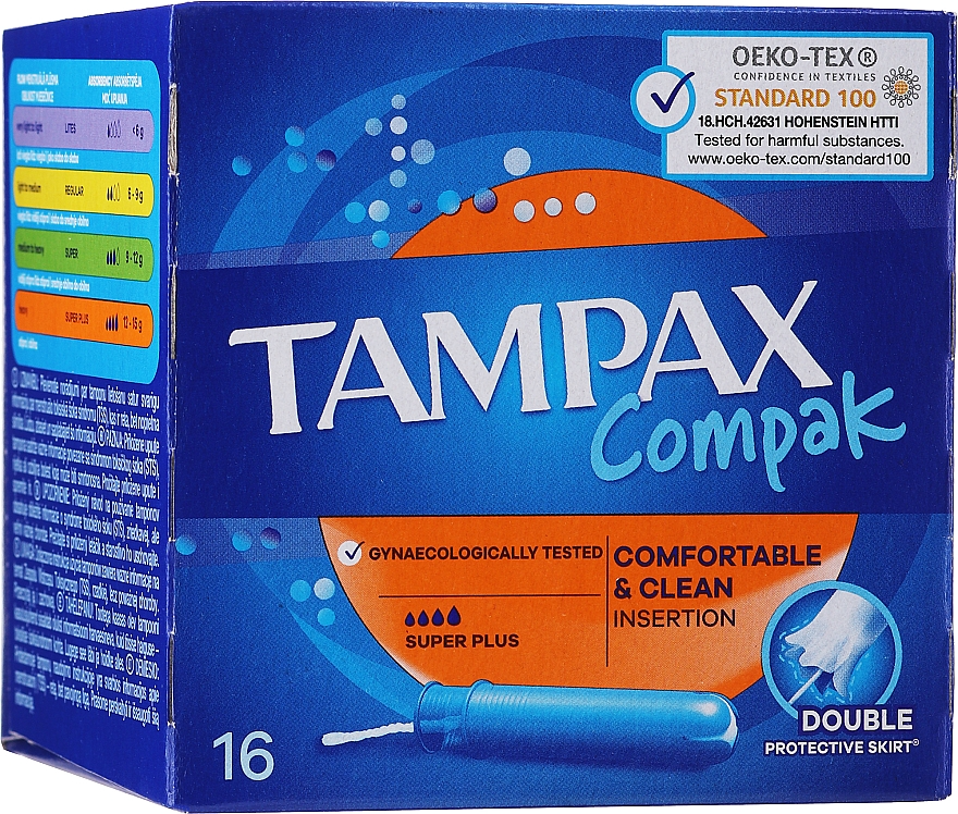 Tampons with Applicator | 16 pcs