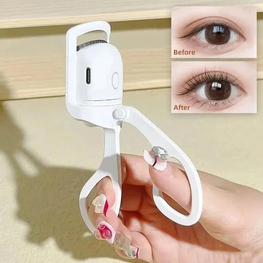 Electric Eyelash Curler Heated, Long-Lasting Curl, Safe & Travel-Friendly